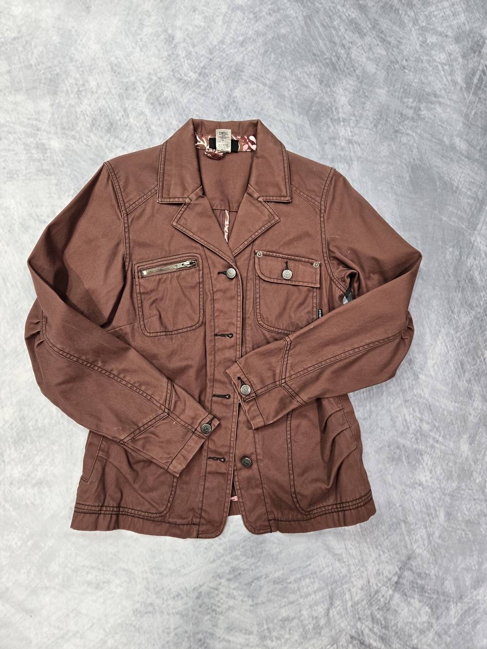 Patagonia Women's Broken Twill Jacket in a rich cocoa/vintage brown shade